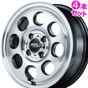 4本セット MONZA JAPAN HI-BLOCK BALEX マットブラック/リムポリッシュ