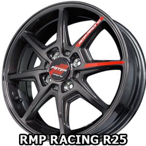 15×5.0J +45 4/100 RMPレーシング R60 (CB/RED) MID マルカサービス 15 