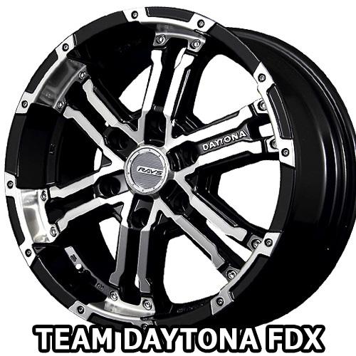 16×6.5J +38 6/139.7 チームデイトナ FDX (DK) レイズ 16インチ ホイー...