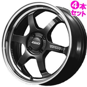 1本価格) 15インチ 5.0J 4/100 レイズ ボルクレーシング TE37KCR PM