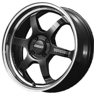4本価格) 15インチ 5.5J 4/100 レイズ ボルクレーシング TE37KCR PM