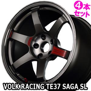 (4本特価) 18×8.5J +45 5/114.3 ボルクレーシング TE37 SAGA SL (PG) レイズ 18インチ ホイール4本セット VOLK RACING｜car-mania