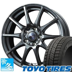 165/70R13 トーヨー オブザーブ ギズ2 13インチ スタッドレスタイヤ ホイール 4本セット ヴェルヴァ チャージ 13×4.0 4穴 PCD100｜car-mania