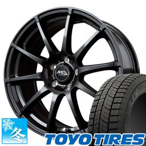 165/65R14 トーヨー オブザーブ ギズ2 14インチ スタッドレスタイヤ ホイール 4本セット エクシーダー E06 14×4.5 4穴 PCD100｜car-mania