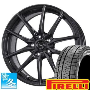 165/55R15 ピレリ アイスアシンメトリコ 15インチ スタッドレスタイヤ ホイール 4本セット Gスピード G02 15×4.5 4穴 PCD100