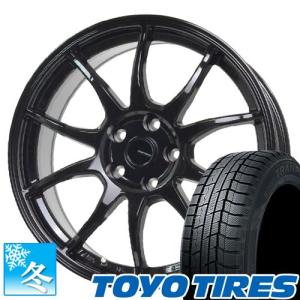 215/55R17 トーヨー トランパス TX 17インチ スタッドレスタイヤ ホイール 4本セット Gスピード G06 17×7.0 5穴 PCD100｜car-mania