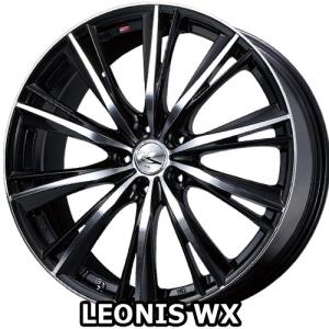 14×4.5J +45 4/100 レオニスWX (BKMC) ウェッズ 14インチ ホイール1本 LEONIS｜car-mania