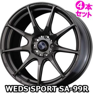 18×8.5J +52 5/114.3 ウェッズスポーツ RN-55M (BBM) ウェッズ