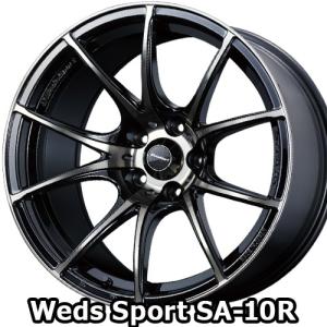 18×7.5J +45 5/114.3 ウェッズスポーツ SA-10R (ZBB) ウェッズ 18インチ ホイール1本 Weds Sport｜car-mania