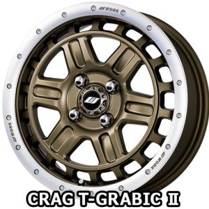 15×5.0J +45 4/100 クラッグ Tグラビック II (AHGRC) ワーク 15インチ ホイール1本 WORK CRAG T-GRABIC 2｜car-mania