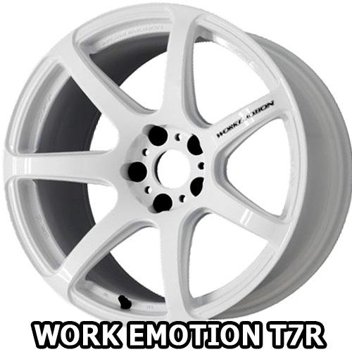 18×9.5J +12 5/114.3 ワークエモーション T7R (WHT) ワーク 18インチ ...