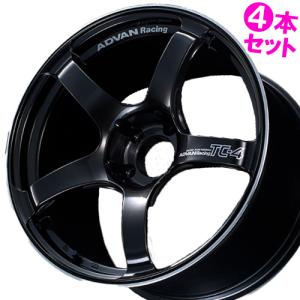 (4本価格) 17インチ 8.0J 4/100 ヨコハマホイール アドバンレーシング TC-4 (BGR) ホイール 4本セット｜カーマニアNo.1