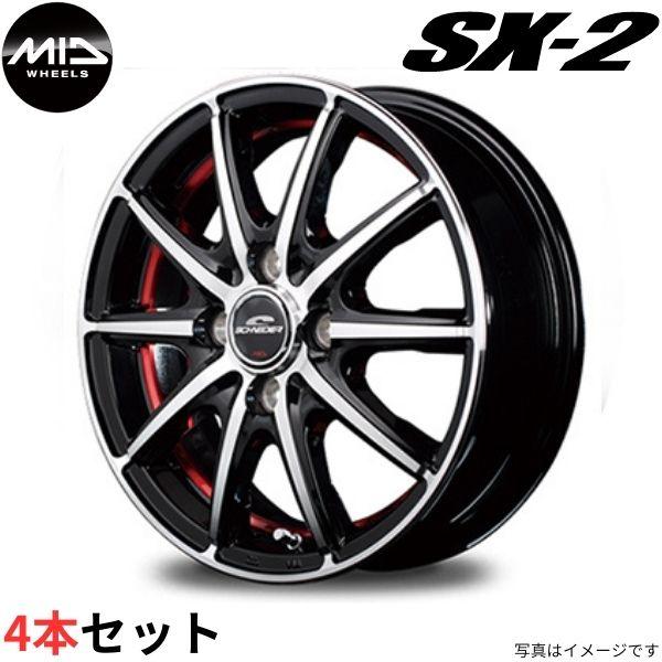 マルカ ホイール シュナイダー SX-2 スズキ セルボ HG21S MID 【14×4.5J 4-...