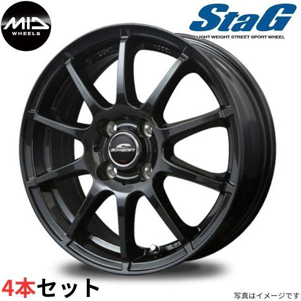 マルカ ホイール シュナイダー StaG ホンダ ザッツ JD系 MID 【13×4.0B 4-10...