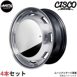 マルカ ホイール ガルシア シスコ ムーン スズキ セルボ HG21S MID 【14×4.5J 4-100 INSET45 グレー】 4本セット