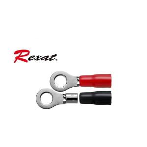 audio-technica オーディオテクニカ AT-RXT88R ケーブルターミナル（R型圧着タイプ）（赤/黒 各1個入り） Rexat レグザット｜car-parts-shop-mm