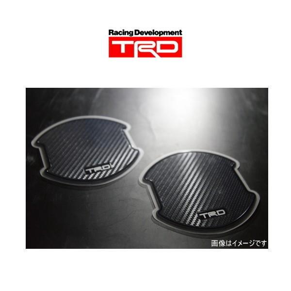 在庫有 TRD ドアハンドルプロテクター MS010-00023 トヨタ ブラック 2枚セット サイ...