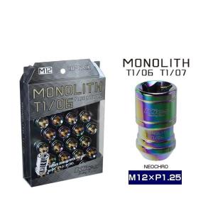 KYO-EI 協永産業 MN03N Kics MONOLITH モノリス T1/06 M12&#215;P1.25 20個入 貫通ナット カラー：Neochro