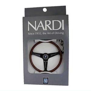 NARDI ナルディ ウッド　センターステッカーのみ欠品 NARDI 正規品 ナルディ 00390322 NARDIステッカー ブラック 縦40mm