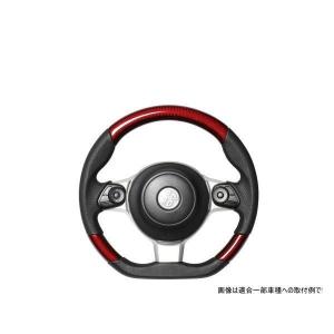 REAL レアル GRM-BKC-RD ステアリング Dシェイプ ブラックカーボン