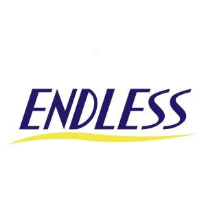 ネコポス可能 ENDLESS エンドレス GSTEDLNS ENDLESS抜き文字ステッカー Sサイズ ネイビー サイズ：H2.8cm×W10cm｜car-parts-shop-mm