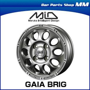 MID GAIABRIG 12インチ 12×3.5J インセット:45 穴数:4 PCD:100 ハブ径:67の商品画像