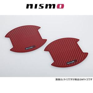 NISMO ニスモ ドアハンドルプロテクター 8064A-RN012 レッド Mサイズ 2枚セット 日産 マーチ K12/K13,ノート E11/E12,オーラ E13,エクストレイル T32｜car-parts-shop-mm