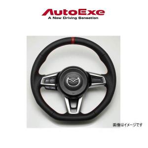 h*e様 ステアリングホイール 3本スポーク 黒/グレー オートエクゼ オートエグゼ(AUTOEXE) スポーツステアリングホイール 本