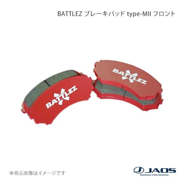 JAOS ジャオス BATTLEZ ブレーキパッド type-M2 フロント パジェロ V80 / ...