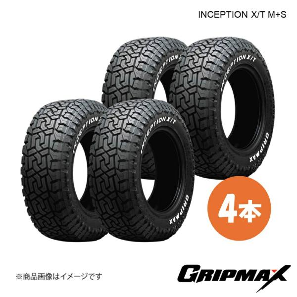 GRIPMAX/グリップマックス INCEPTION X/T M+S タイヤ 4本 LT265/55...