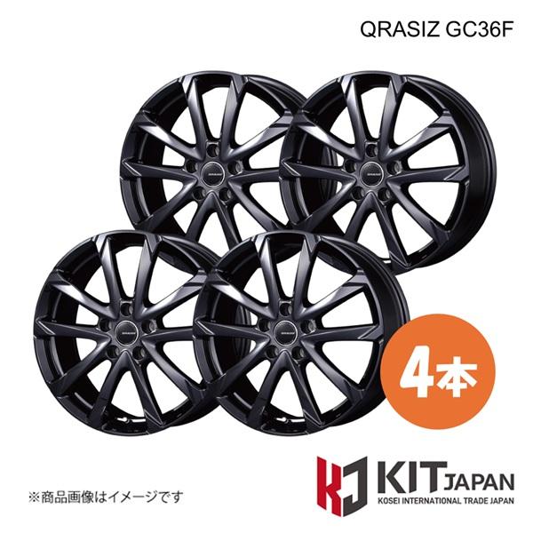 クレイシズ GC36F ホイール 4本【15×6.0J 4-100 INSET43 GBK】KIT ...
