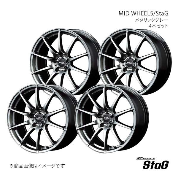 MID WHEELS/StaG フォレスター SLG/SL5 アルミホイール4本セット【18×7.0...