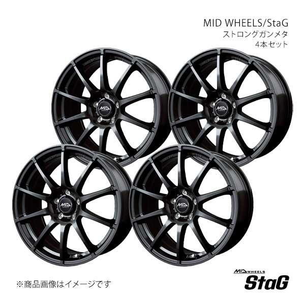 MID WHEELS/StaG フォレスター SLG/SL5 アルミホイール4本セット【18×7.0...