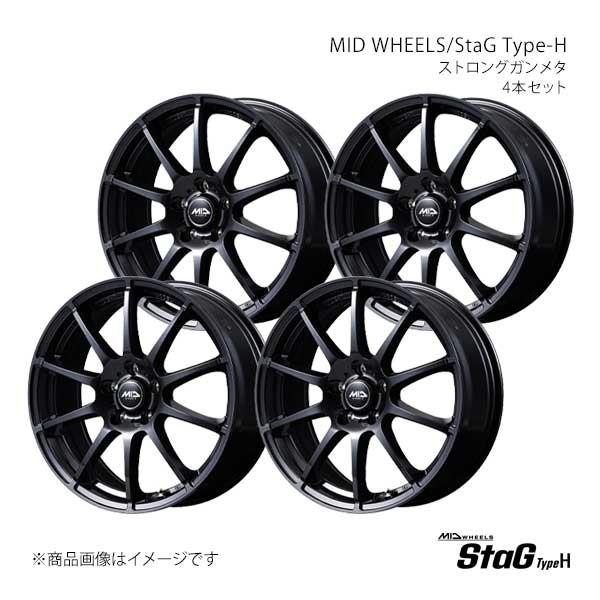 MID WHEELS/StaG Type-H CR-Z ZF系 アルミホイール4本セット【16×6....