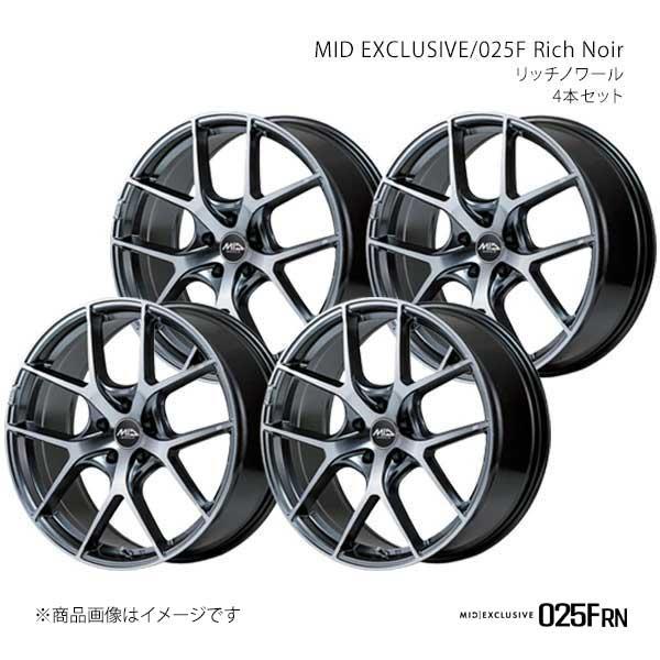 MIDエクスクルーシブ/025F Rich Noir アルミホイール4本セット【20×8.5J 5-...
