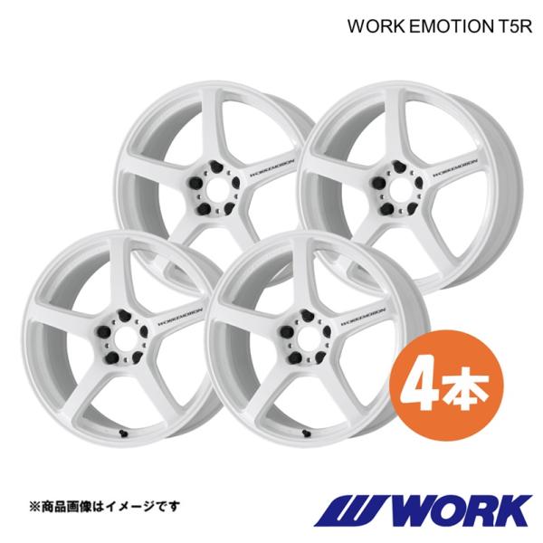 WORK ホイール 4本 ワークエモーションT5R 1ピース プリウス 6AA-ZVW60(1.8L...