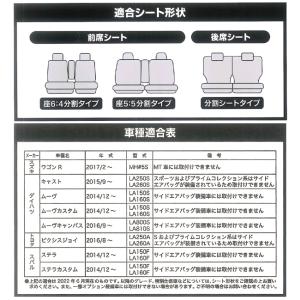 シートカバー 軽自動車 ワゴンR ムーヴ 等 ...の詳細画像3