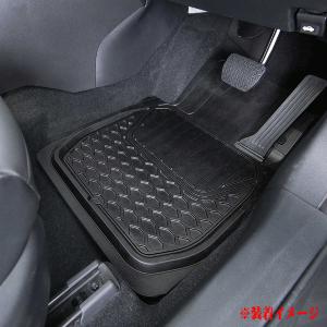 フロアマット フロント 前席 用 軽自動車 コ...の詳細画像1