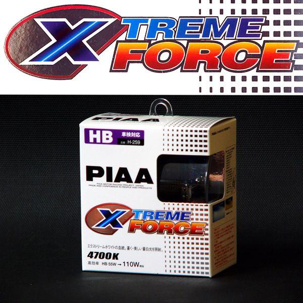 PIAA エクストリームフォース XTREME FORCE 高効率ハロゲンバルブ 4700K HB汎...
