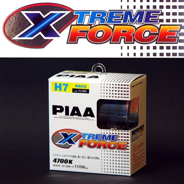 PIAA エクストリームフォース XTREME FORCE 高効率ハロゲンバルブ 4700K H7