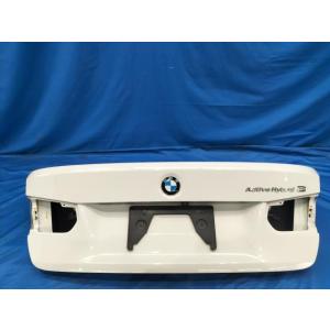 DAA-3F30 BMW アクティブHV3 F30 右H　平成26年　純正　トランク リッド パネル　バックカバー付　300 白 ホワイト