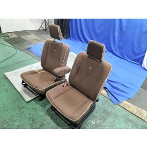 L675S ダイハツ　ココア プラスX　平成27年　純正　茶系　F フロント シート　左右SET　運...