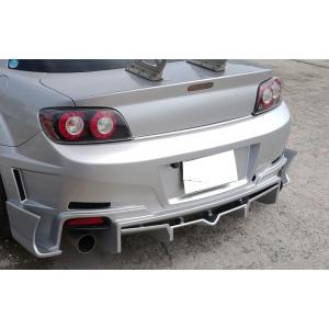 RX8 ガナード　リアスポイラー HSRエアロシリーズ RX-8 HSRリアバンパー専用オプションカナード