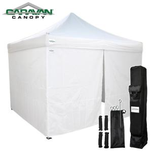 キャラバンキャノピー サイドウォール付テント 3×3m 10×10フィート ショー アウトドア イベント フリーマーケット キャンプ用品  costco コストコ