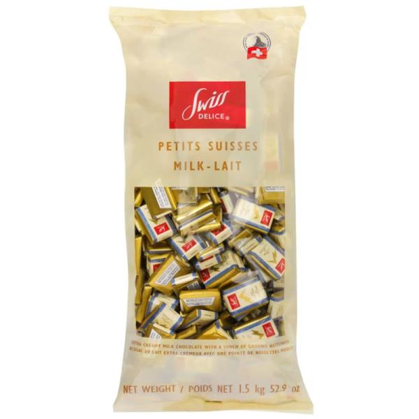 スイスデリス ミルクチョコレート 1.5kg Swiss Delice 個包装 スイス チョコ 大容...