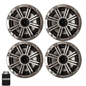 Kicker キッカー 6.5インチ Charcoal LED マリンスピーカー (QTY 2) 1