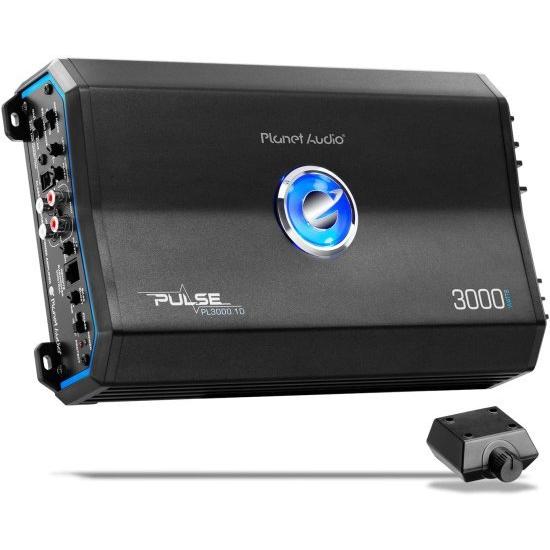 Planet Audio PL3000.1D Class D カーアンプ - 3000W, 1 Oh...
