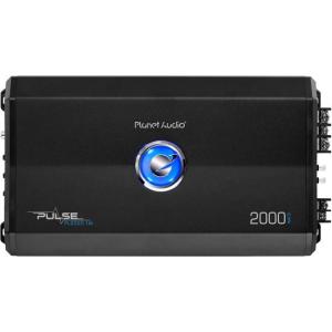 Planet Audio PL2000.1M モノブロック カーアンプ - 2000W, 2/4 Ohm Stable, Class A/B, Mosfet Power Supply, Great for サブウーファー