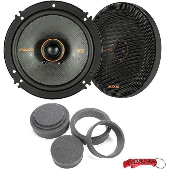 Kicker 47KSC6504 KS シリーズ 6.5&quot; カースピーカー &amp; FAST Rings...