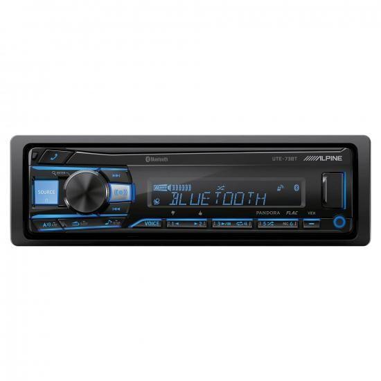 Alpine UTE-73BT メカレス デジタルメディアレシーバー（Bluetooth?ワイヤレス...